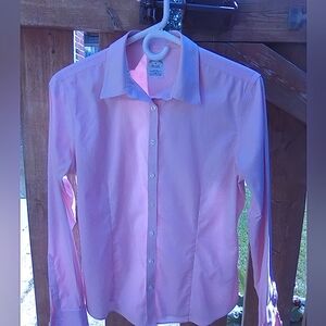 BROOKS BROTHERS, long sleeve pink button down shirt.